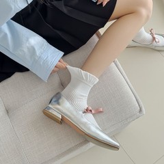 春夏新款一體機純色木耳邊加大後跟短筒襪子女 miu系少女花邊襪