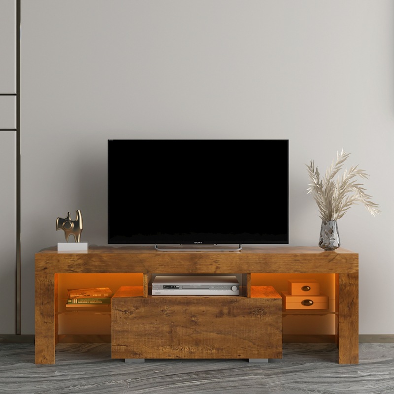 Pequeño apartamento sala de estar dormitorio simple TV gabinete casa piso bajo armario multi-color TV gabinete
