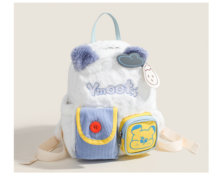 Little Bear Meilad Plüsch Niedlicher Lustiger Kleiner Rucksack, Nischen-Reisetasche, Herbst und Winter_voghion.com