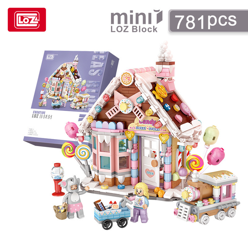 Juguetes para niños, bloques de construcción en línea, juguetes de Navidad, regalos, juguetes de Navidad, decoración, puzzle, ensamblaje