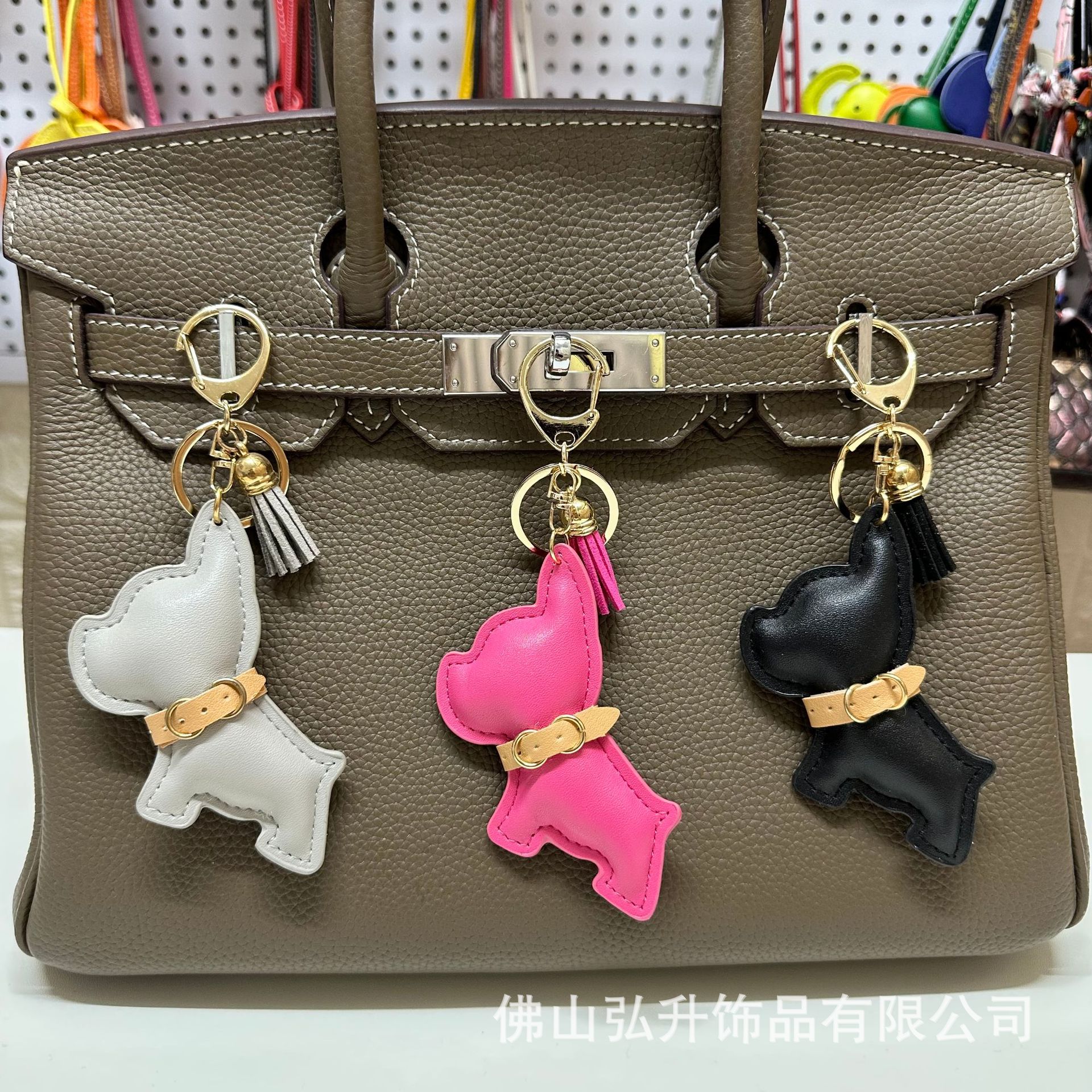 Cartoon Method Dog Fighting Wrist Band Phone Case Pendant Bag Pendant Creative Dog Phone Case Patch Wrist Band Hanging Ornaments