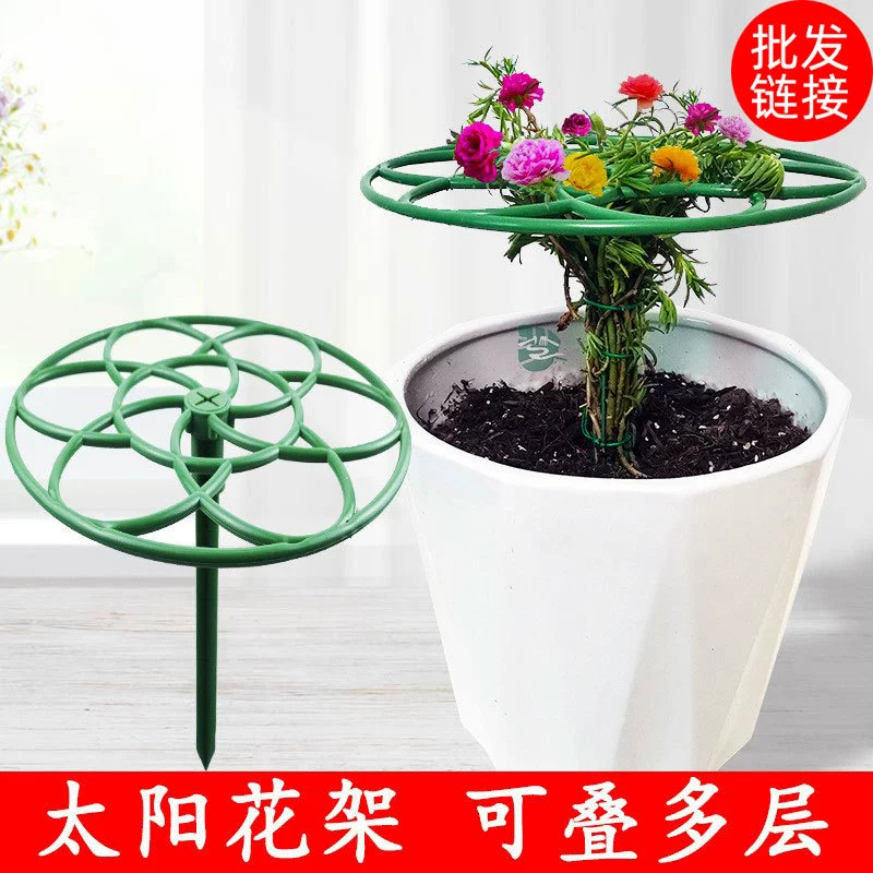 Подставка для укладки подсолнечника Леденец Подставка для цветов Краб Коготь Орхидея Прививка листьев Фея Зеленая Роза Однослойная стойка для скалолазания