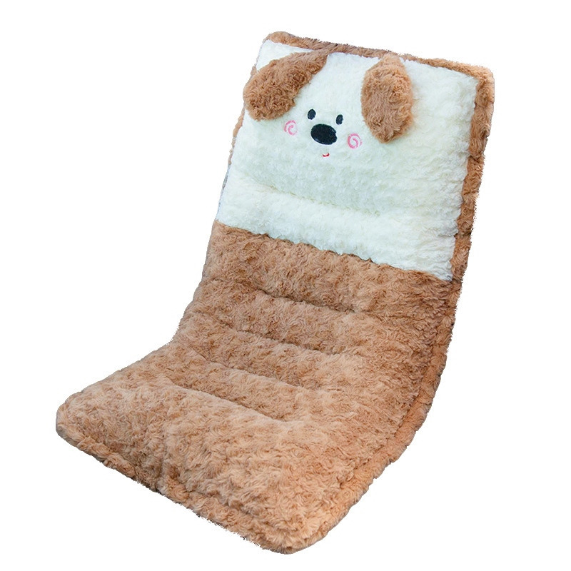 Invierno lindos cojines de asiento para automóviles cojines de respaldo de cintura cojines de peluche integrados cojines de asiento de cojín interior