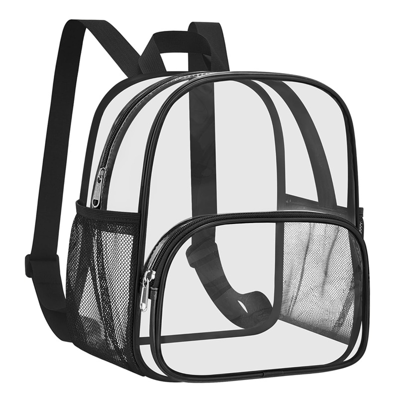Cross-Border Hot-Selling Transparent Backpack Waterproof Pvc Storage Bag Large Capacity Student School Bag Men's and Women's Backpacks in Stock