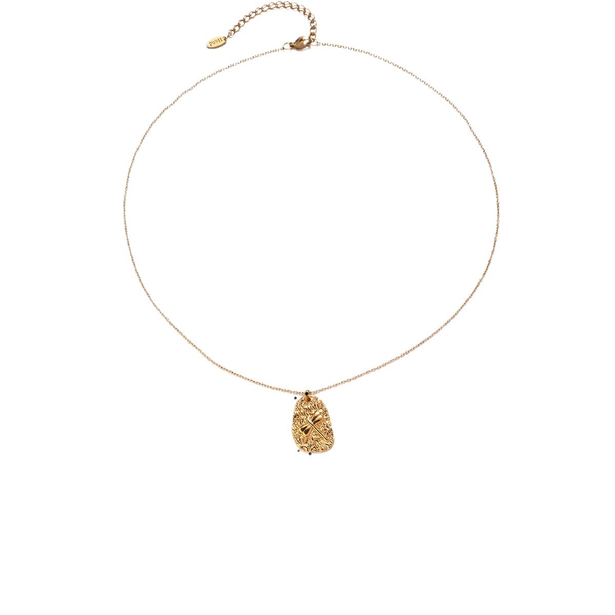 Collar de acero inoxidable TENA Europa y América de lujo ligero nicho de alto nivel collar de amor animal acero titanio no se desvanece joyería image 6