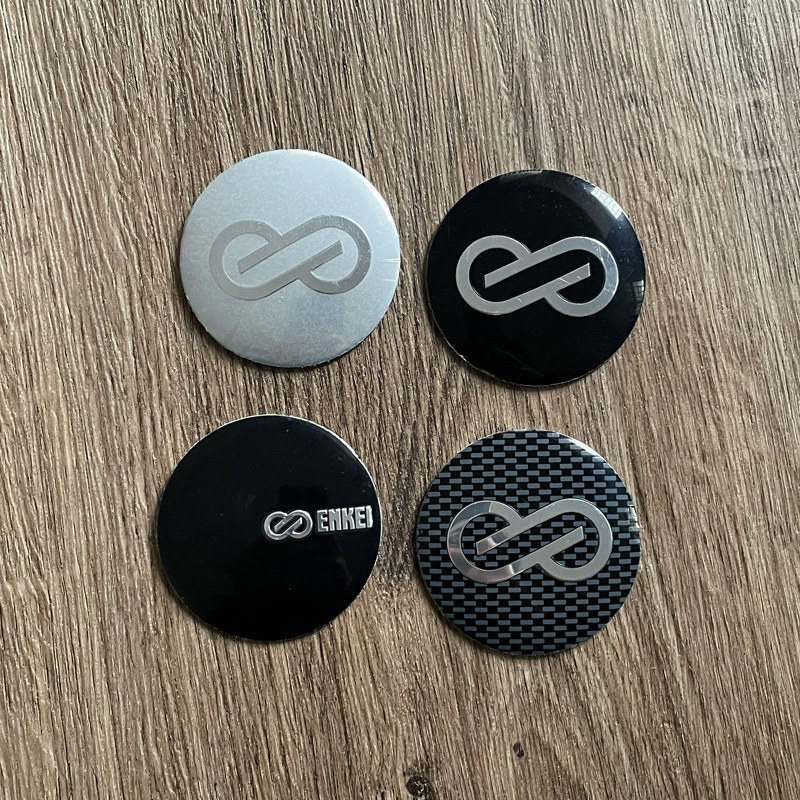 Модифицированная наклейка на крышку ступицы ENKEI наклейка на центральную крышку автомобиля 56 мм наклейка на ступицу из алюминиевого сплава Украшение Наклейка на автомобиль