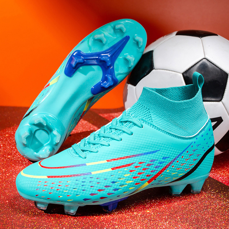 Nuevos zapatos de fútbol de la Copa del Mundo para hombres grandes niños AG clavos largos TF clavos fracturados zapatos de entrenamiento para mujeres