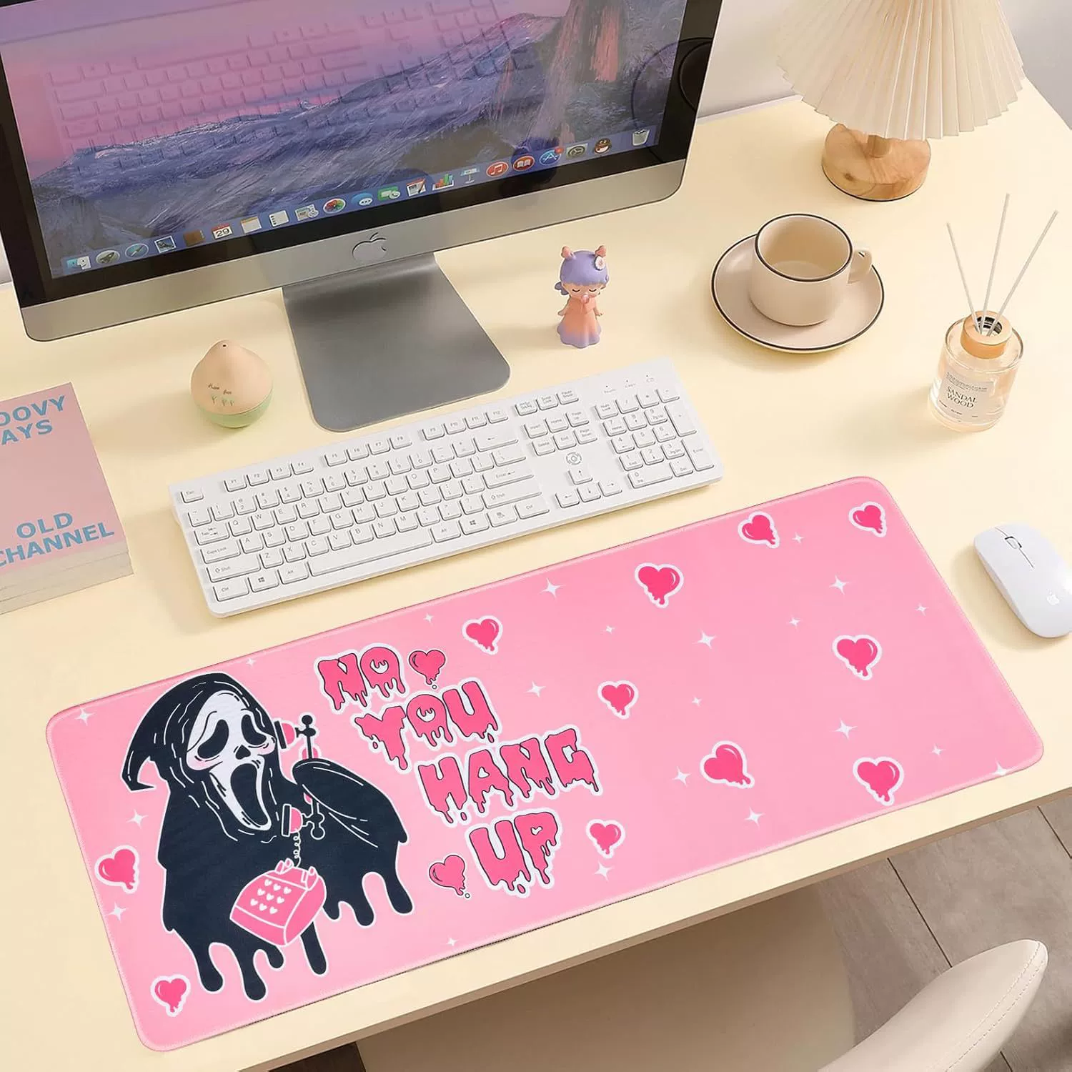 metal countertop Gaming Desk Mat from Yomiego