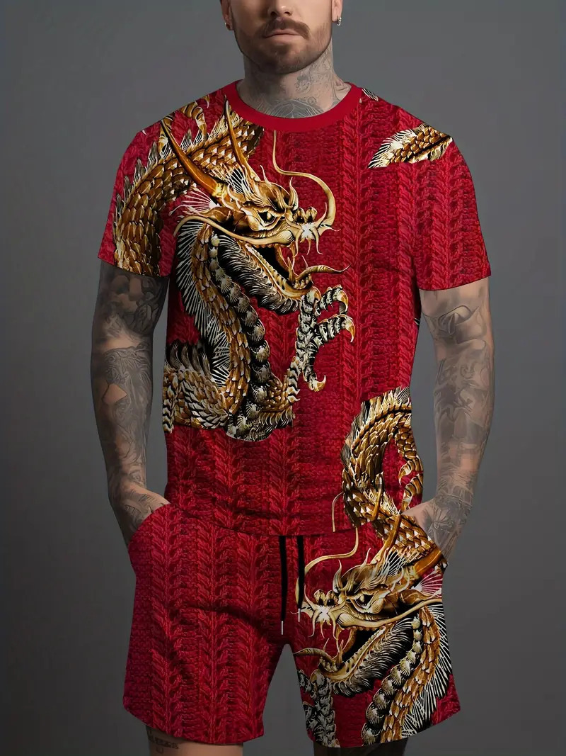 2025 nuevo producto Amazon nuevo conjunto de pantalones cortos de camiseta de manga corta de alta calidad transfronteriza europea y americana ME05 MA04