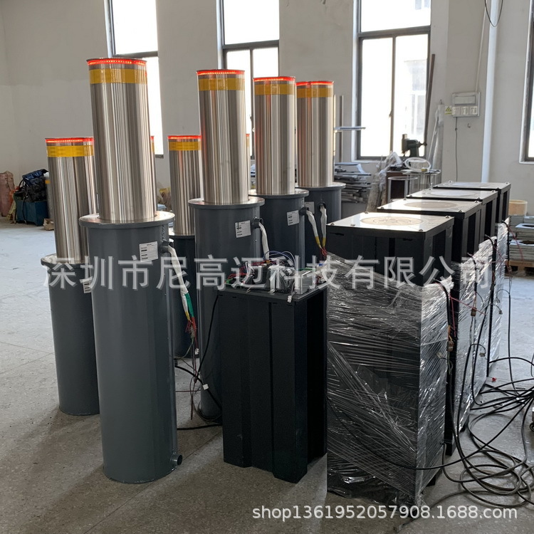 山西陕西甘肃升降柱厂家内蒙新疆宁夏不锈钢智能防恐自动立桩批发