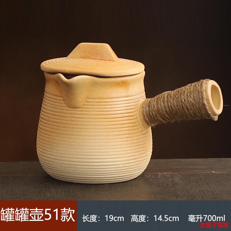 Juego de Tetera y Estufa para Té de Cerámica para Hogar y Exteriores