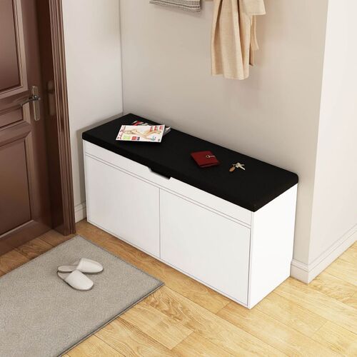 Flip-open shoe-changing stool at the door, multi-layer shoe rack, household dust-proof simple storage stool, multi-functional seated storage shoe cabinet