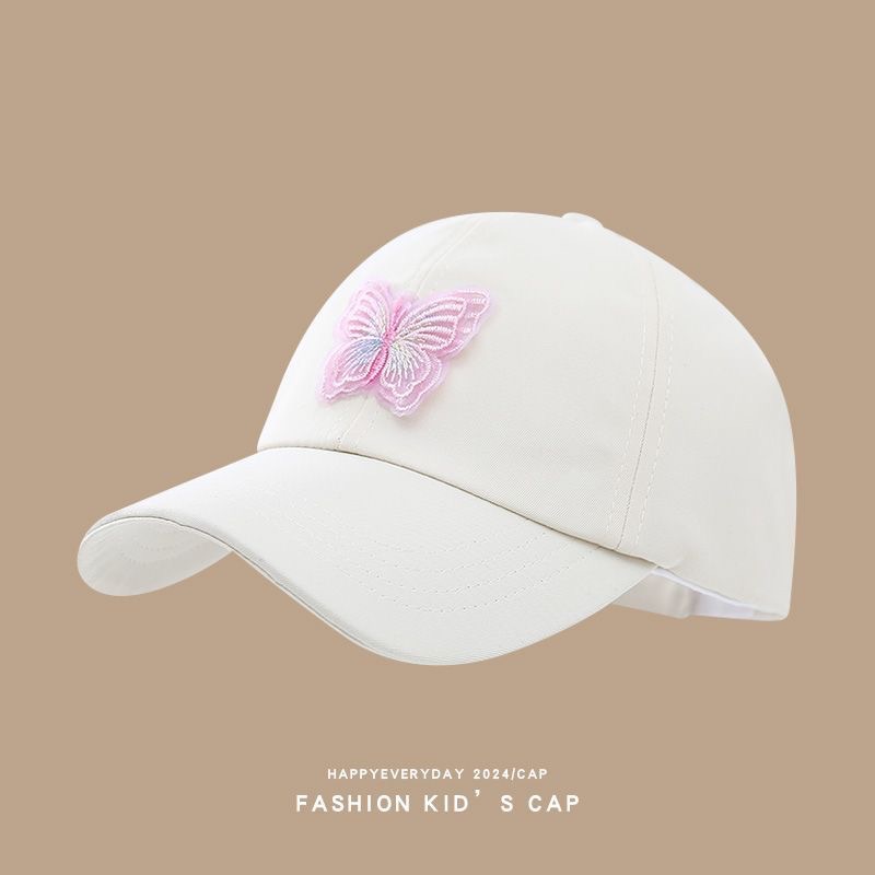 Sombrilla para el sol para niños coreanos, gorras de visera para niñas, tres osos de verano se pueden usar gorras de béisbol de cola de caballo image 14
