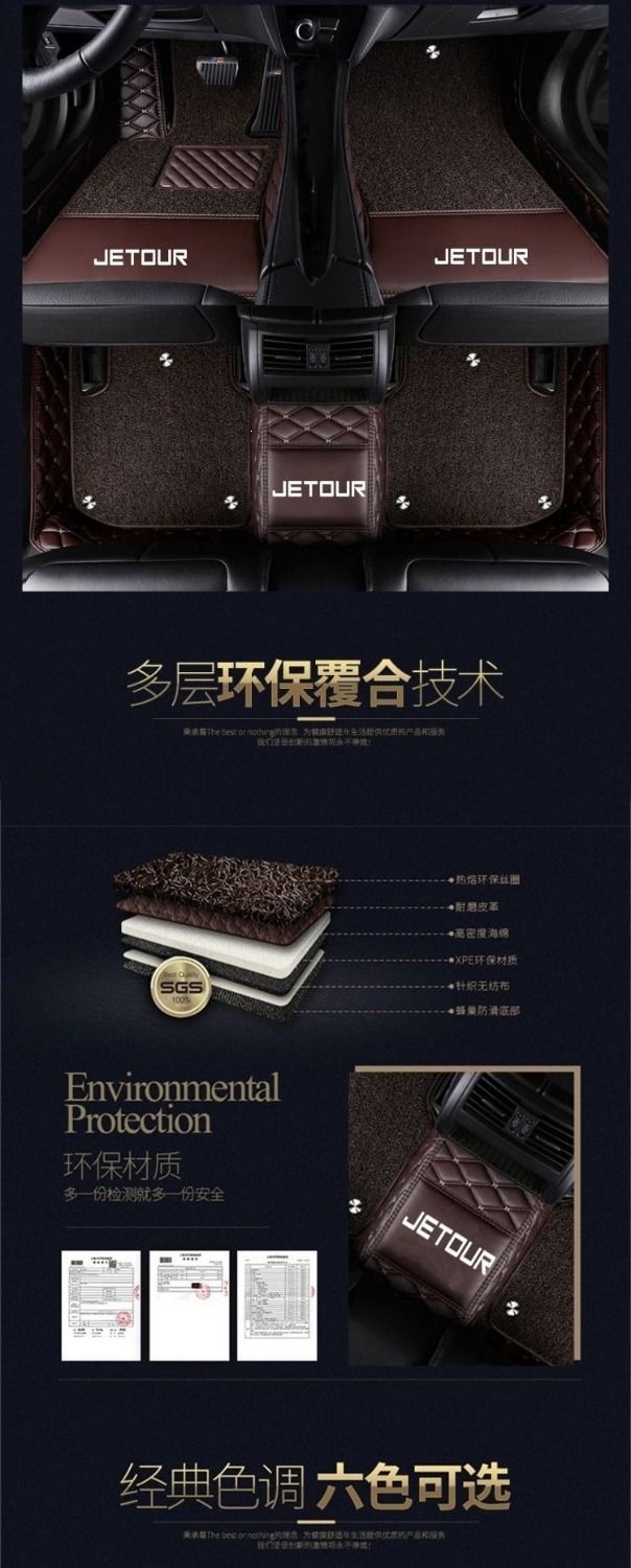 Suitable for Jetour X70, Jetour X70s, Jetour X90, X95, X70Plus, X70M full-coverage car floor mats