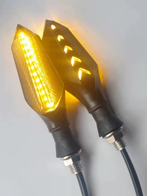 Turn Signal Light, Dönmə işıqları - 48-60v-yellow-yellow-running-water-pair