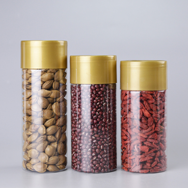 メーカー卸売り65口径プラスチック密封包装瓶ナッツ缶蜂花粉開心果松子雑穀花茶缶|undefined
