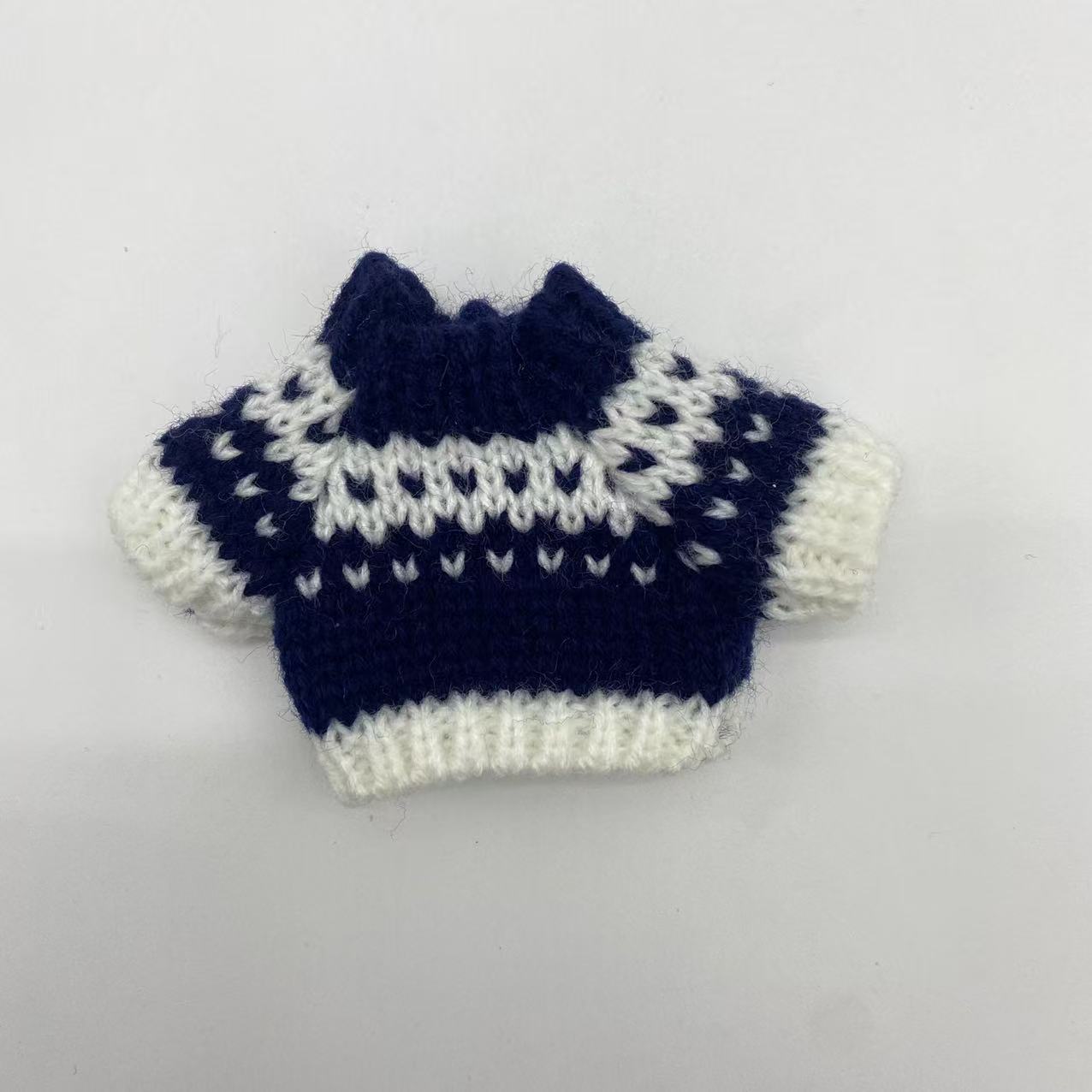 Dark blue and white border with stars