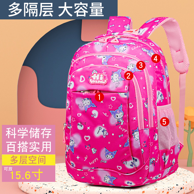 Mochila transfronteriza moda escuela secundaria escuela primaria niños niña mochila escolar linda impresión mochila de gran capacidad