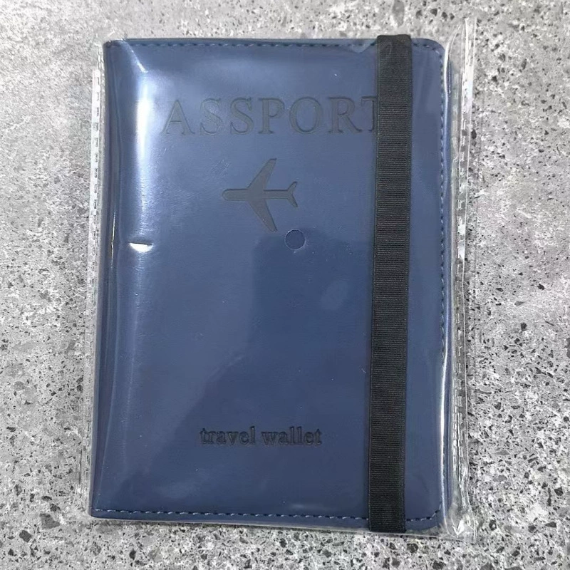 Passport Cover PU Travel Wallet, Universal Handheld Protective Case, 15 × 11 cm, Multi-Color