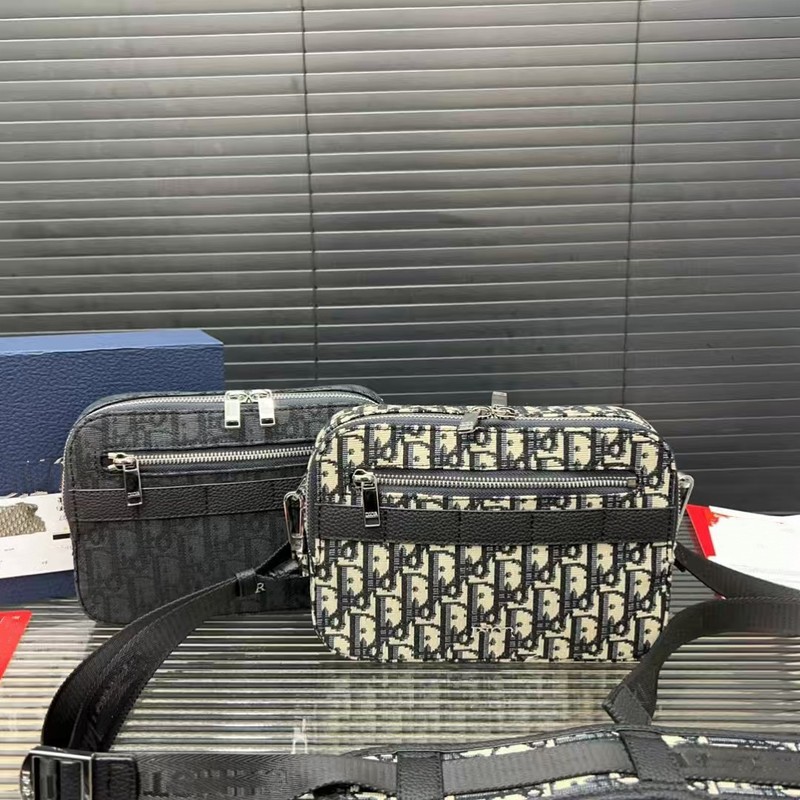 新款男士邮差包双拉链相机包复古帆布提花刺绣单肩包斜挎包信使包|undefined