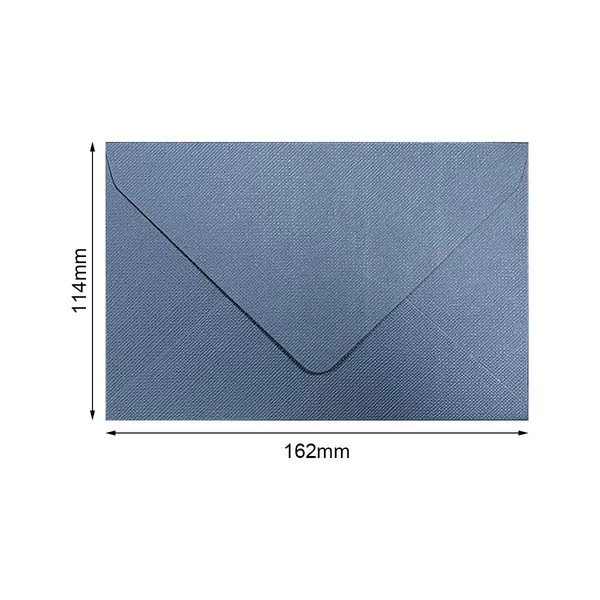 1 linen blue envelope (long lid type)