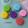 Silica gel soap mold contains rose, 5cm
