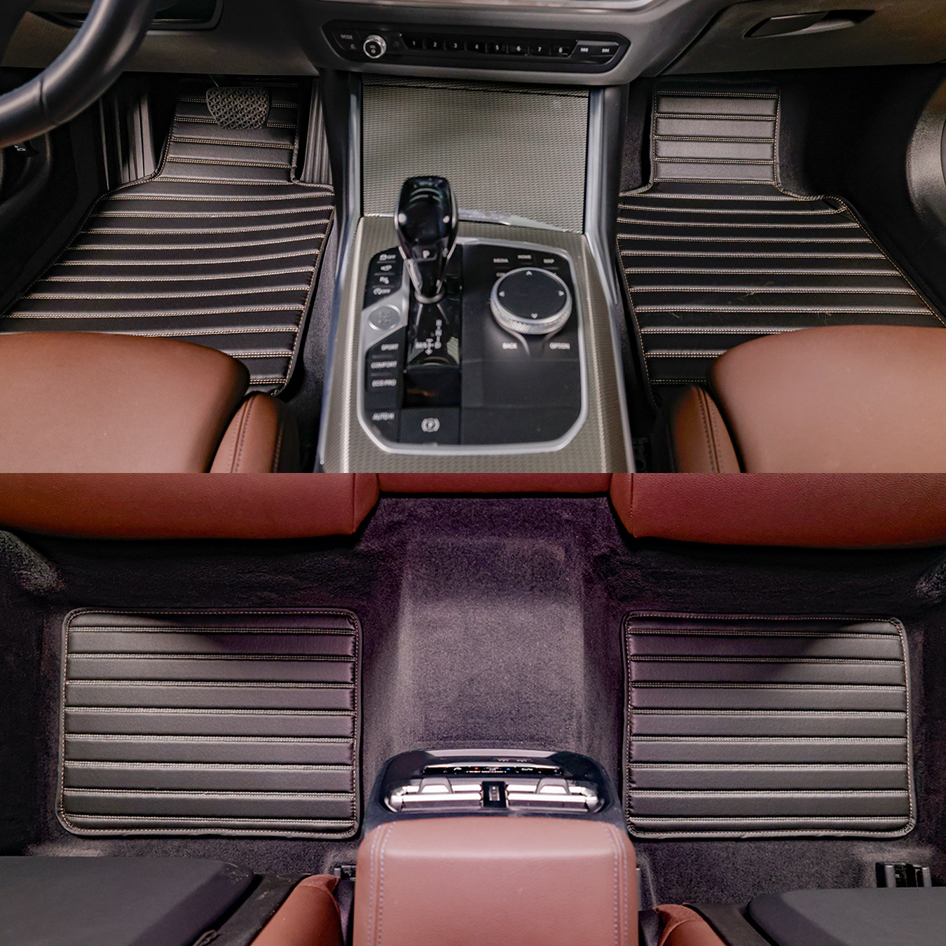General Motors Floor Mats Cross-Border New Products Wholesale Foreign Trade Amazon Temu Tk Dropshipping Horizontal Strips Anti-Slip