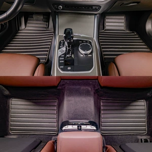 General Motors Floor Mats Cross-Border New Products Wholesale Foreign Trade Amazon Temu Tk Dropshipping Horizontal Strips Anti-Slip