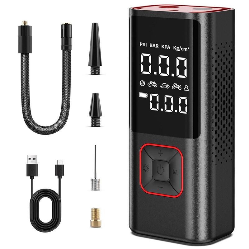 Wireless Electric Car Tire Inflator — Portable, Cordless