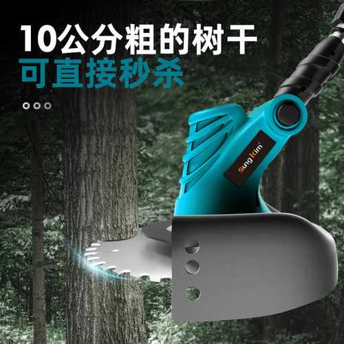 Battery-powered electric grass trimmer, rechargeable high-power grass cutting device, weeding machine, agricultural tool, grass cutting machine