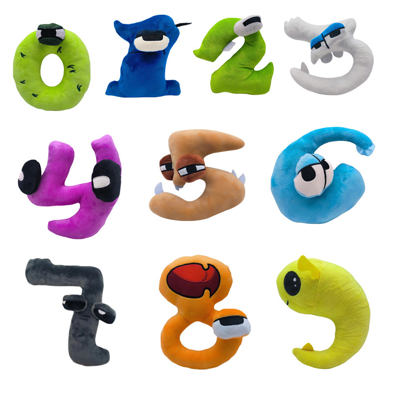 Numberlore Digital Smart Series Plush Dolls, Children's Educational Toys, Cute Dolls