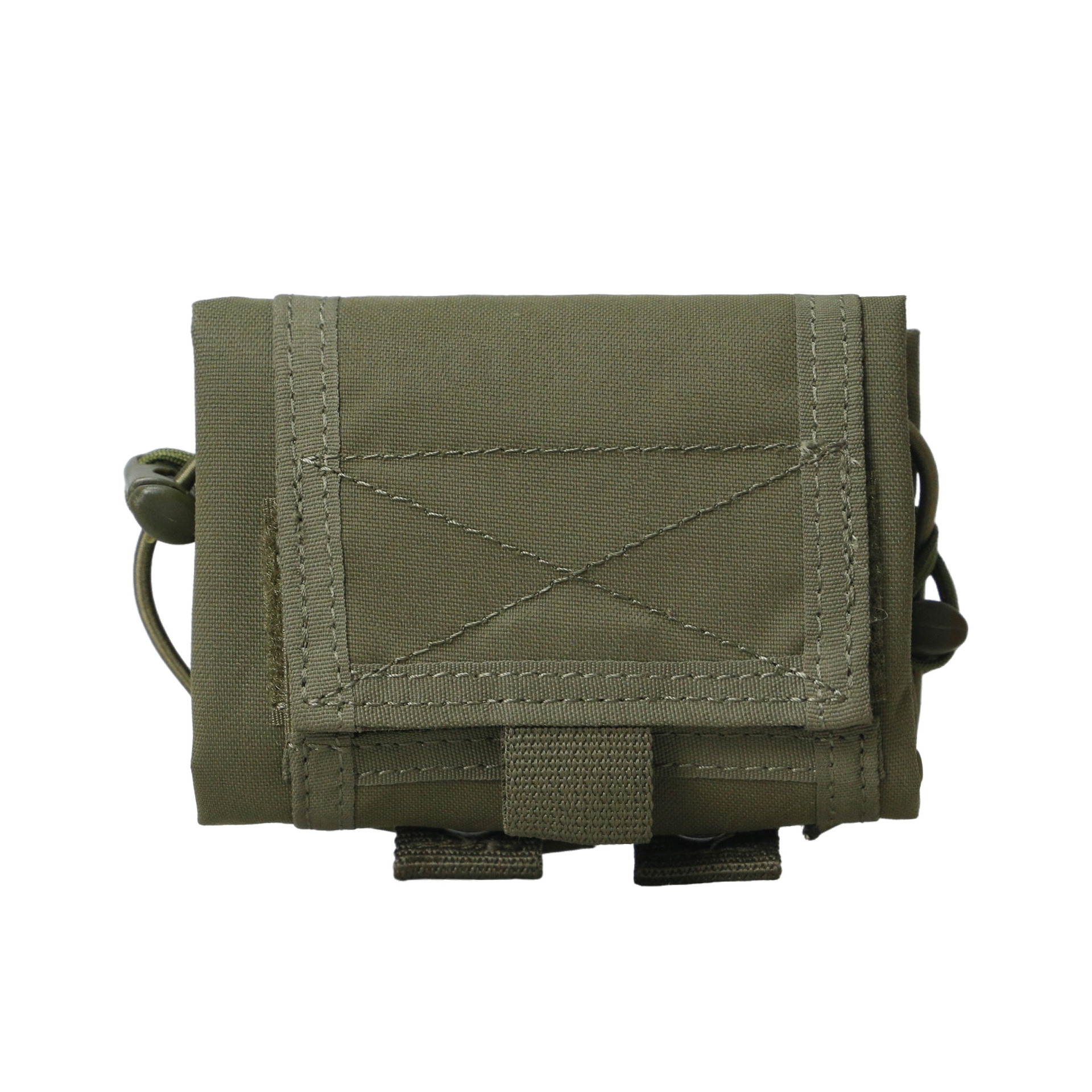 Nueva táctica Molle bolsa de reciclaje plegable Cordura bolsa accesorio multifuncional bolsa de almacenamiento al aire libre