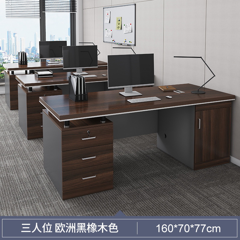 Mesa y silla de personal personal personal mesa de oficina de finanzas mesa de personal mesa de jefe mesa de escritorio doméstico mesa de ordenador