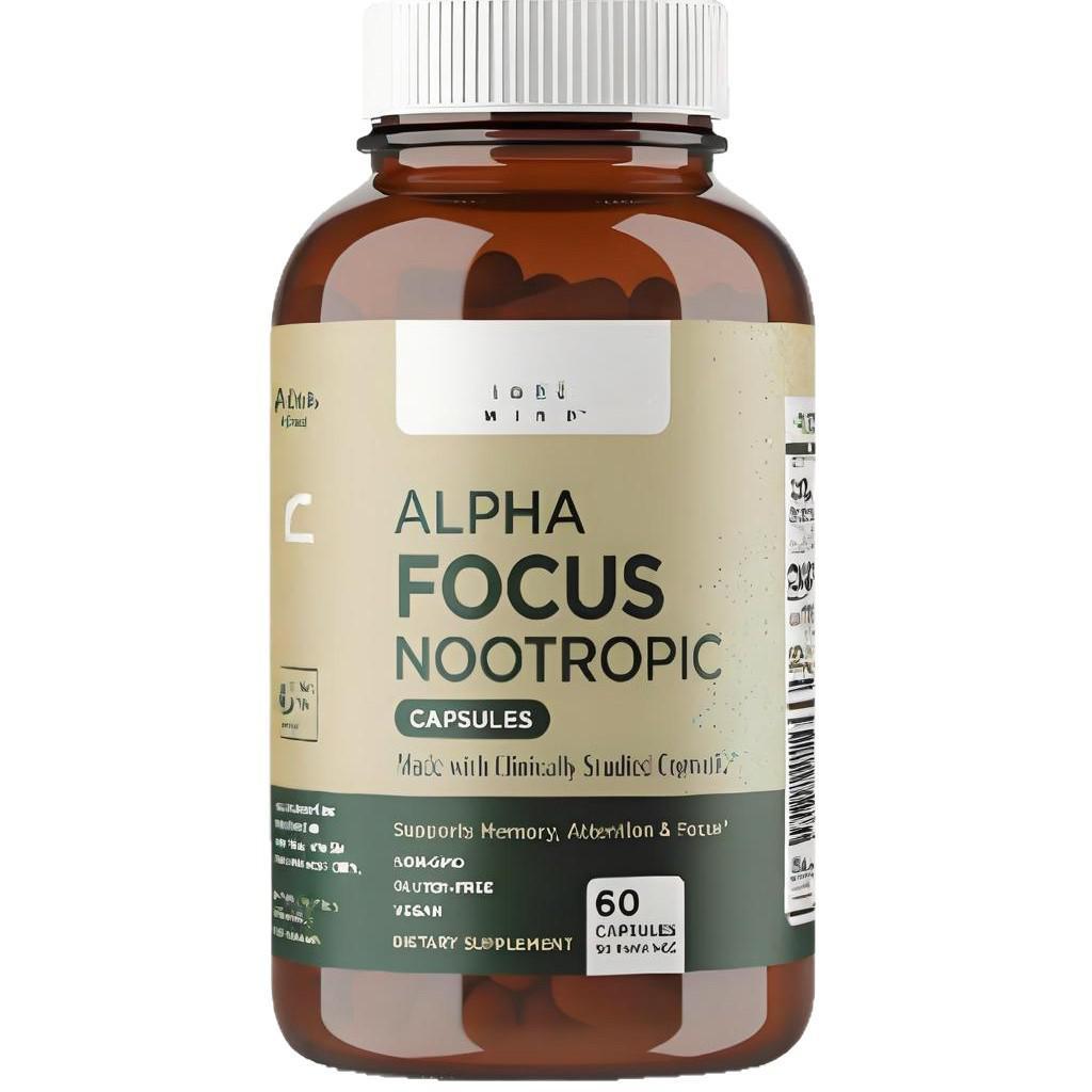 Foreign Trade Amazon Best-Selling Cross-Border Tk Health Supplement Alpha Focus Capsules Nad Capsules Direct Sales