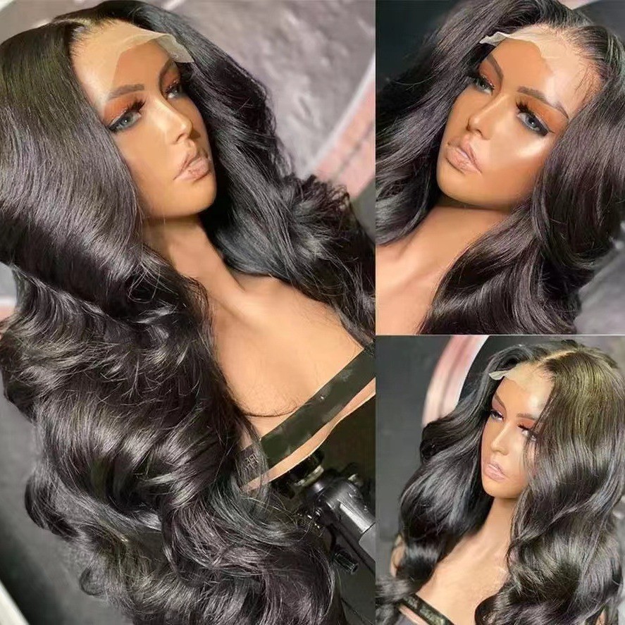 Amazon nueva Peluca de media longitud de pelo largo y rizado Rosa red interior fibra química alta temperatura Peluca de seda pelo largo y rizado onda grande