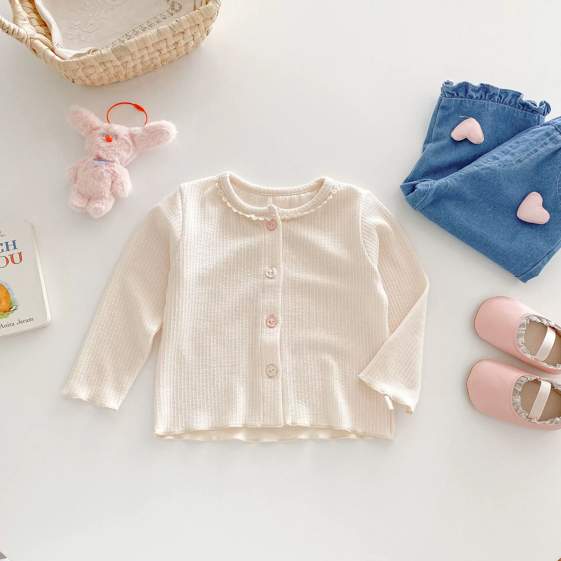 Цветной весенний кардиган, модная детская куртка для девочек, 0-5 лет, детская одежда