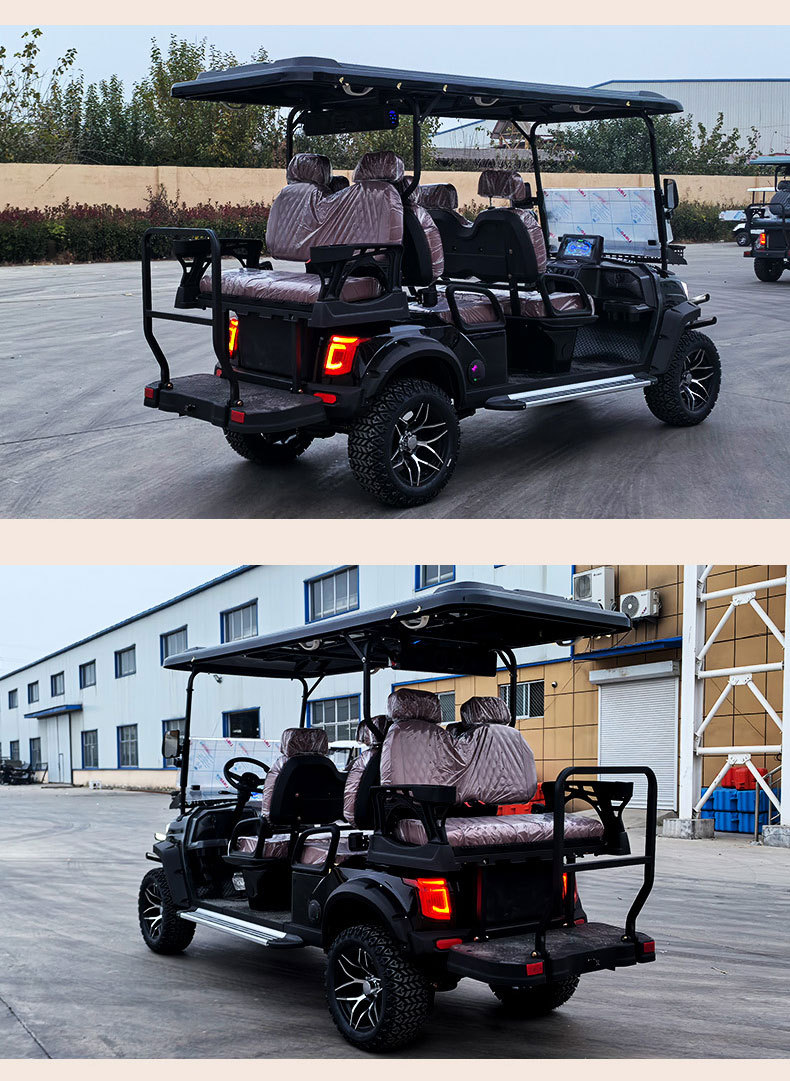 Customized Cross-Border Electric Sightseeing Car, Scenic Spot Tourist Real Estate Tour Car, Property Patrol Electric Golf Cart