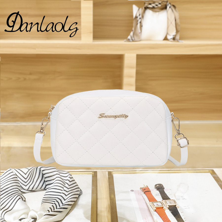 Bolso DE LA CÁMARA bordado 2023 nuevo bolso de hombro rombo bolsa de mensajero bolsa de moda de las mujeres estilo Chanel Red roja pequeña bolsa cuadrada