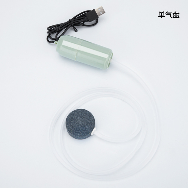 Green usb oxygen pump [1 set] - large air stone