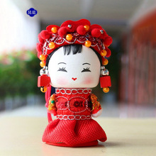 中国特色少数民族娃娃桌面人偶摆件玩偶幼儿园酒店装饰外国礼品