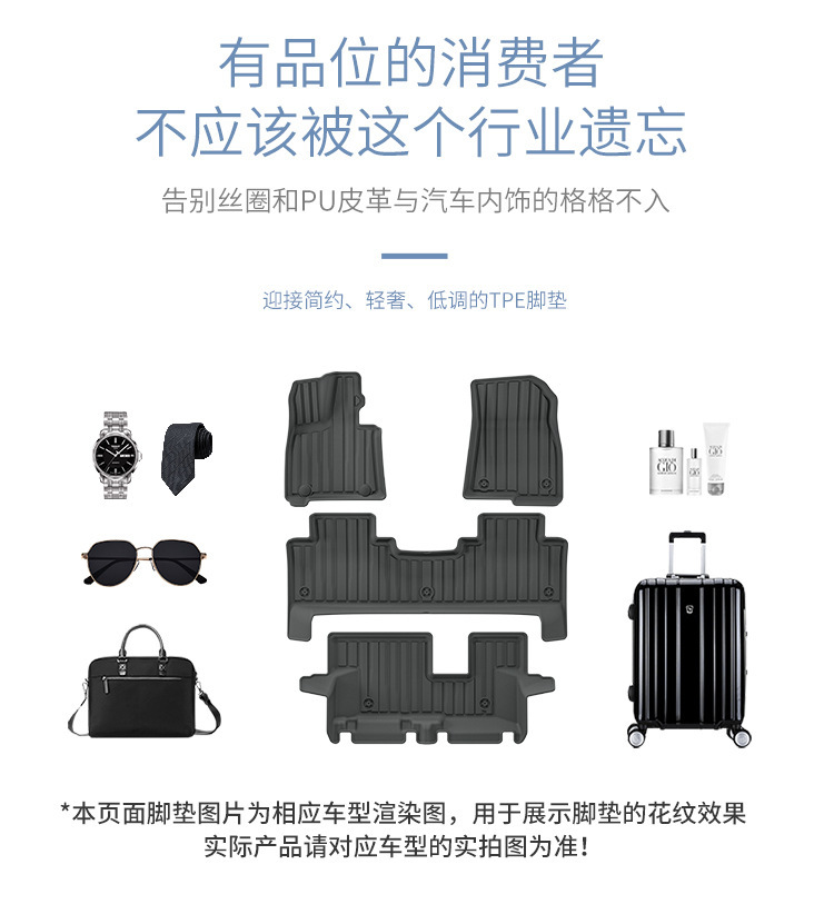 Suitable for 24 Models of Fangcheng Leopard 8 Car Floor Mats, Stain-Resistant Tpe Floor Mats, Special Car Floor Mats, Environmentally Friendly Trunk Mats