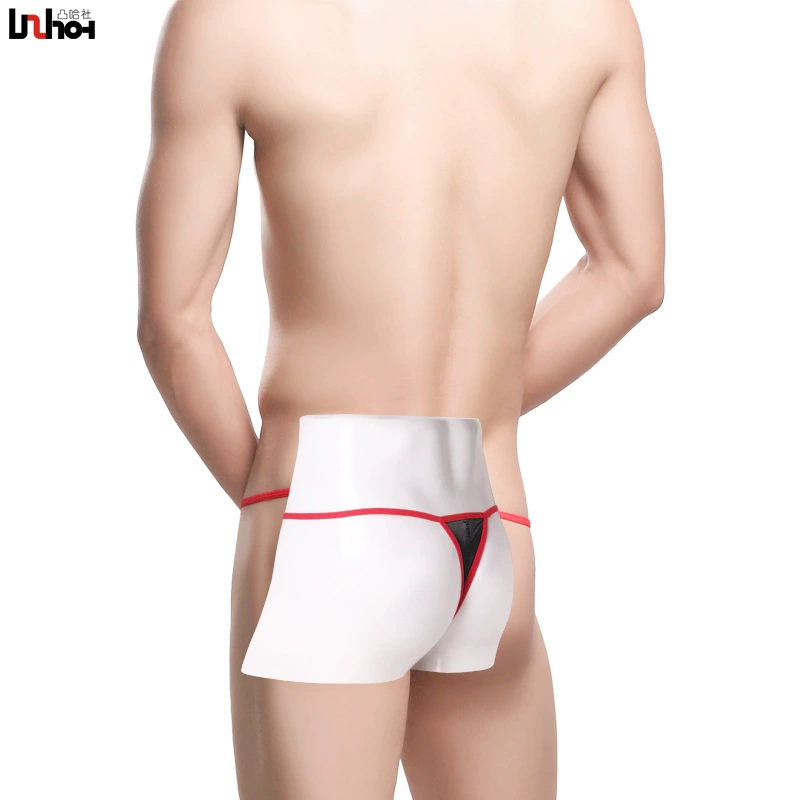 Revoicing sac, прозрачная сетка, сексуальное соблазнение, сексуальные мужские thong оптом 11006 черный