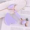 Gua sha board + roller massager [purple]