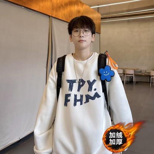 Heavyweight Short-Sleeve T-Shirt for Men - Summer American Streetwear Brand Letter Print Loose Casual Versatile Couple Top