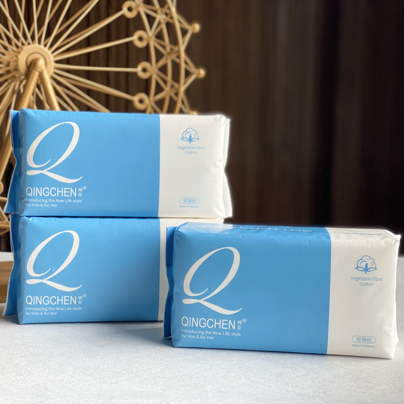 Face wash towels pure cotton disposable towels bulk wholesale facial cleansing pads beauty salon face wipes baby soft cotton wipes
