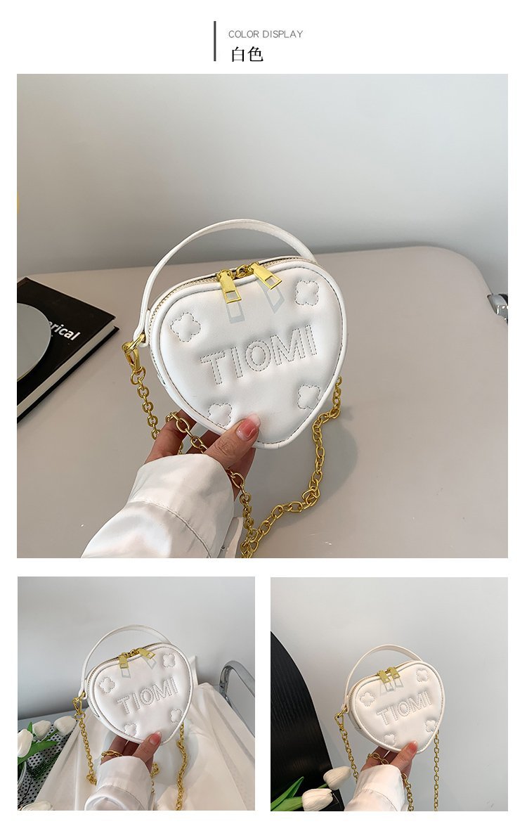 Shoulder Bag 2023 Niche Design Rhombic Chain Mini Love Messenger Bag Net Red Lipstick Bag_voghion.com