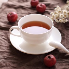 白色简约骨瓷精致咖啡杯碟套装欧式小奢华家用陶瓷英式红茶杯茶杯