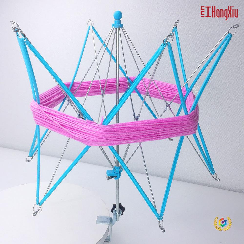 ⌘小型家用毛线伞架伞撑毛线整理绕线机毛线梳理撑合绕线器绕线架