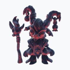 跨境3d打印萬聖節山羊小丑擺件玩具家居裝飾兒童玩具擺攤神器