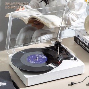 In-Stock Vinyl Record Player with Built-In Charging, Bluetooth Speaker, Retro Gramophone, Corporate Gift, Birthday Gift, Cross-Border